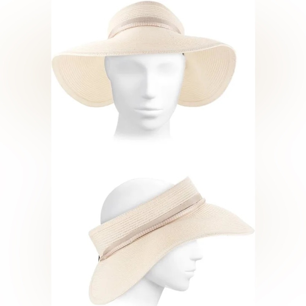 Rag & Bone Ivory Somer Visor Sun Hat